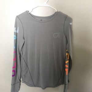 Gap fit grey long sleeve